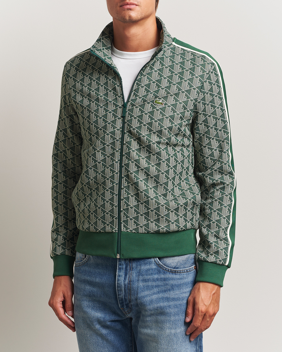 Herre | Trøjer | Lacoste | Monogram Track Jacket Green/Sinople