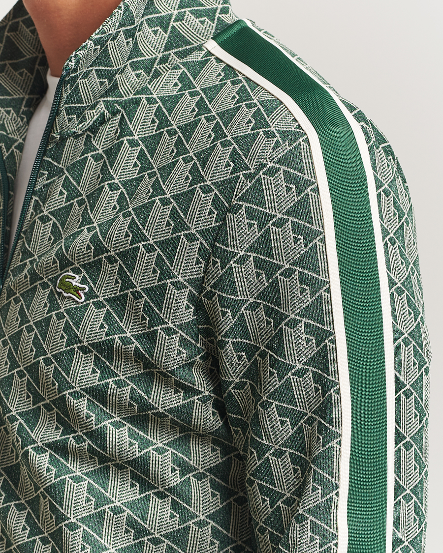 Herre | Trøjer | Lacoste | Monogram Track Jacket Green/Sinople