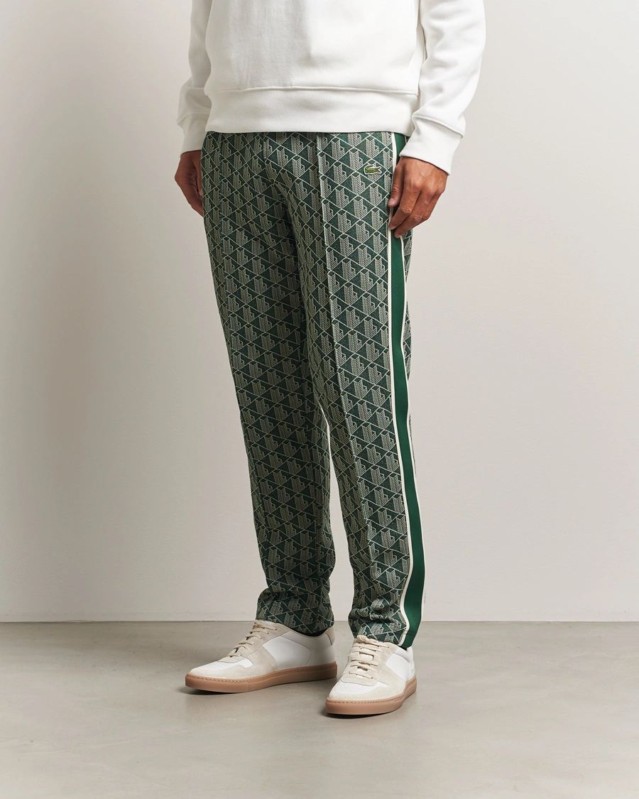 Herre | Bukser | Lacoste | Monogram Track Pants Green/Sinople