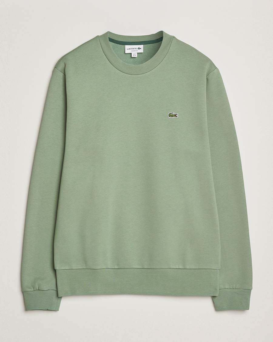 Herre | Trøjer | Lacoste | Crew Neck Sweatshirt Thyme Green
