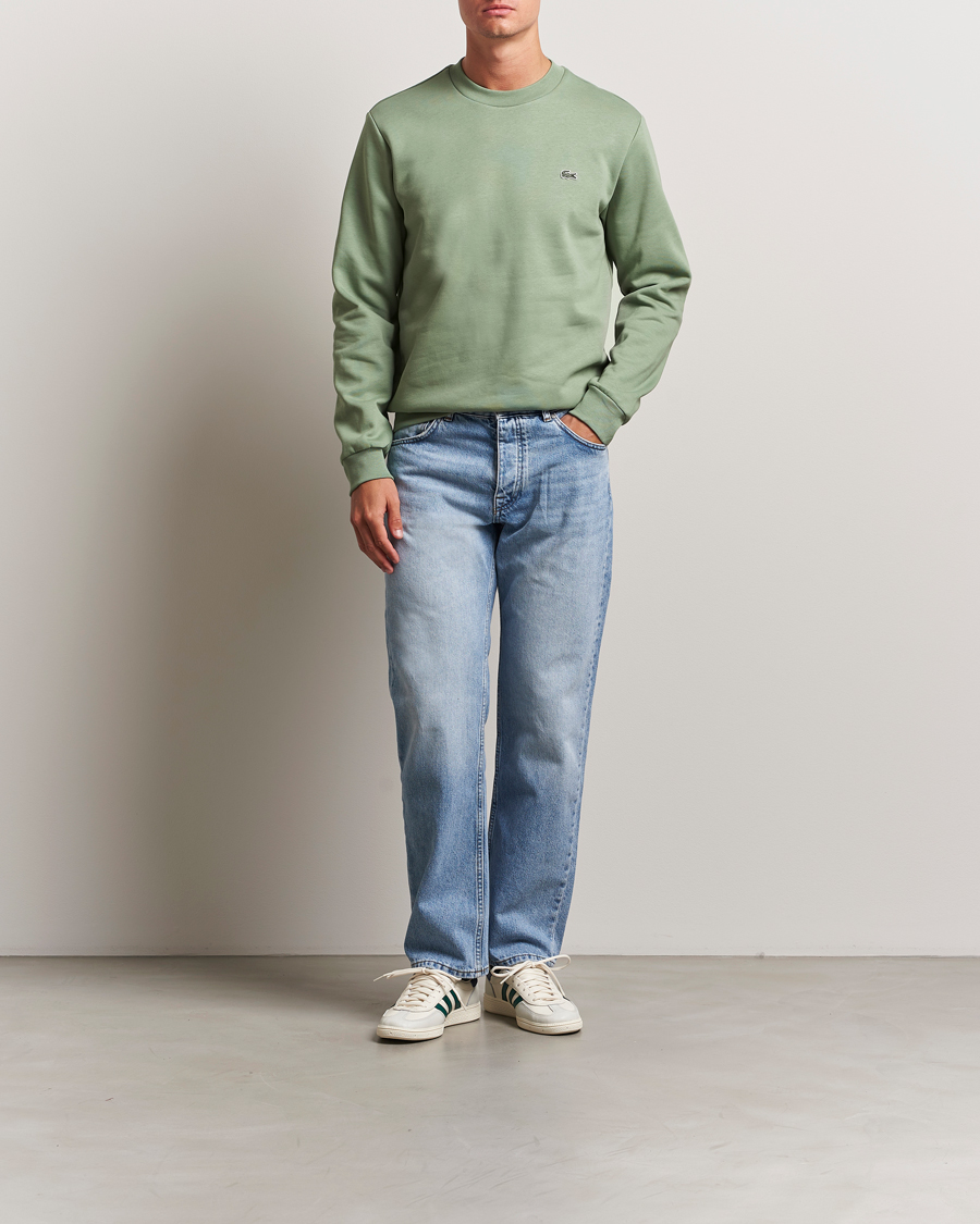 Herre | Trøjer | Lacoste | Crew Neck Sweatshirt Thyme Green