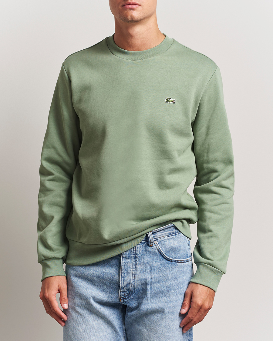 Herre | Trøjer | Lacoste | Crew Neck Sweatshirt Thyme Green