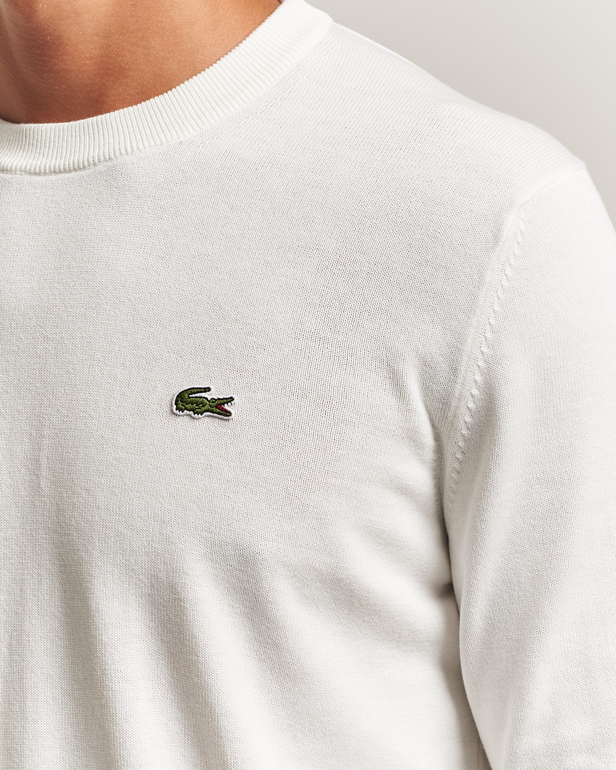 Herre | Trøjer | Lacoste | Cotton Knitted Sweater Flour