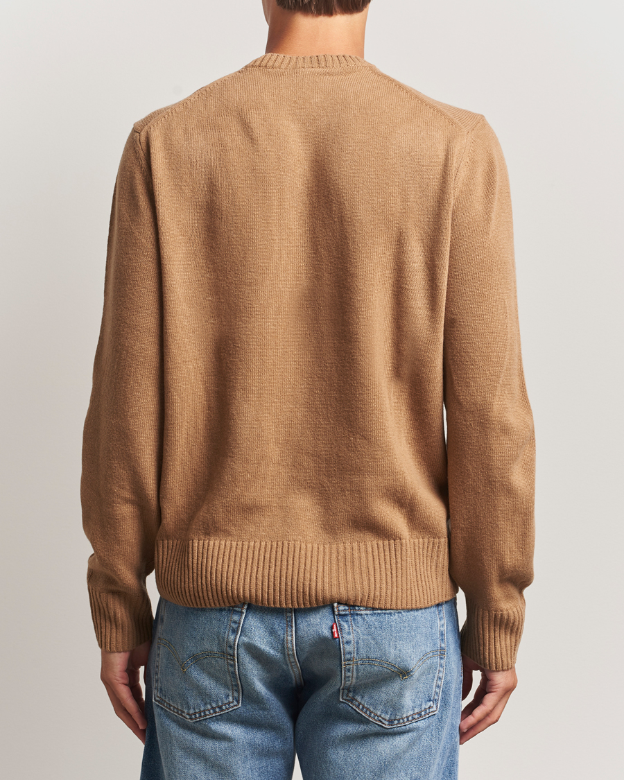 Herre | Trøjer | Lacoste | Carded Wool Crew Neck Datte Chine