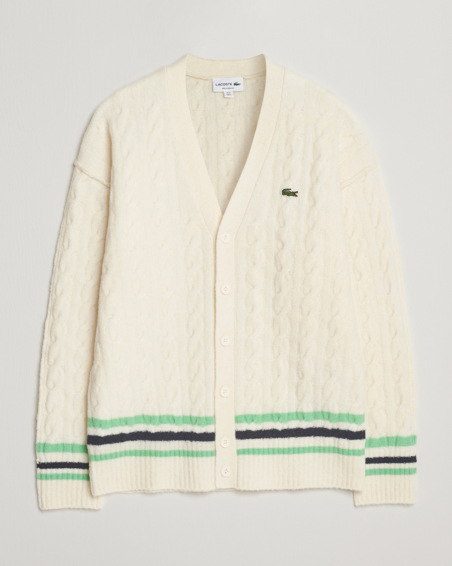 Herre | Trøjer | Lacoste | Fuzzy Wool Tennis Cardigan Lapland