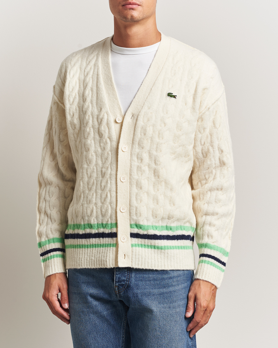 Herre | Trøjer | Lacoste | Fuzzy Wool Tennis Cardigan Lapland