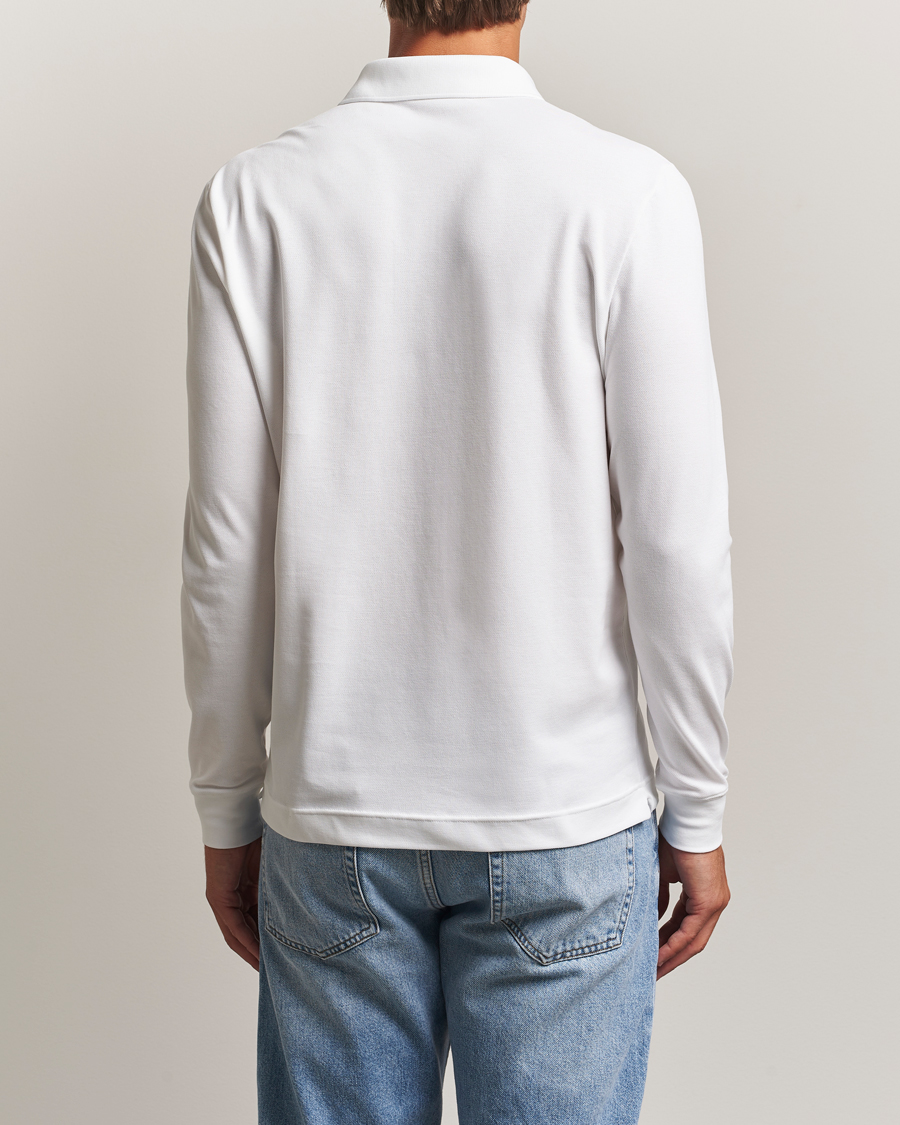Herre | Polotrøjer | Lacoste | Paris Long Sleeve Polo Piké White