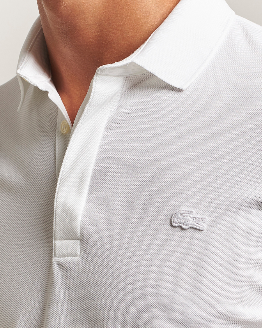 Herre | Polotrøjer | Lacoste | Paris Long Sleeve Polo Piké White