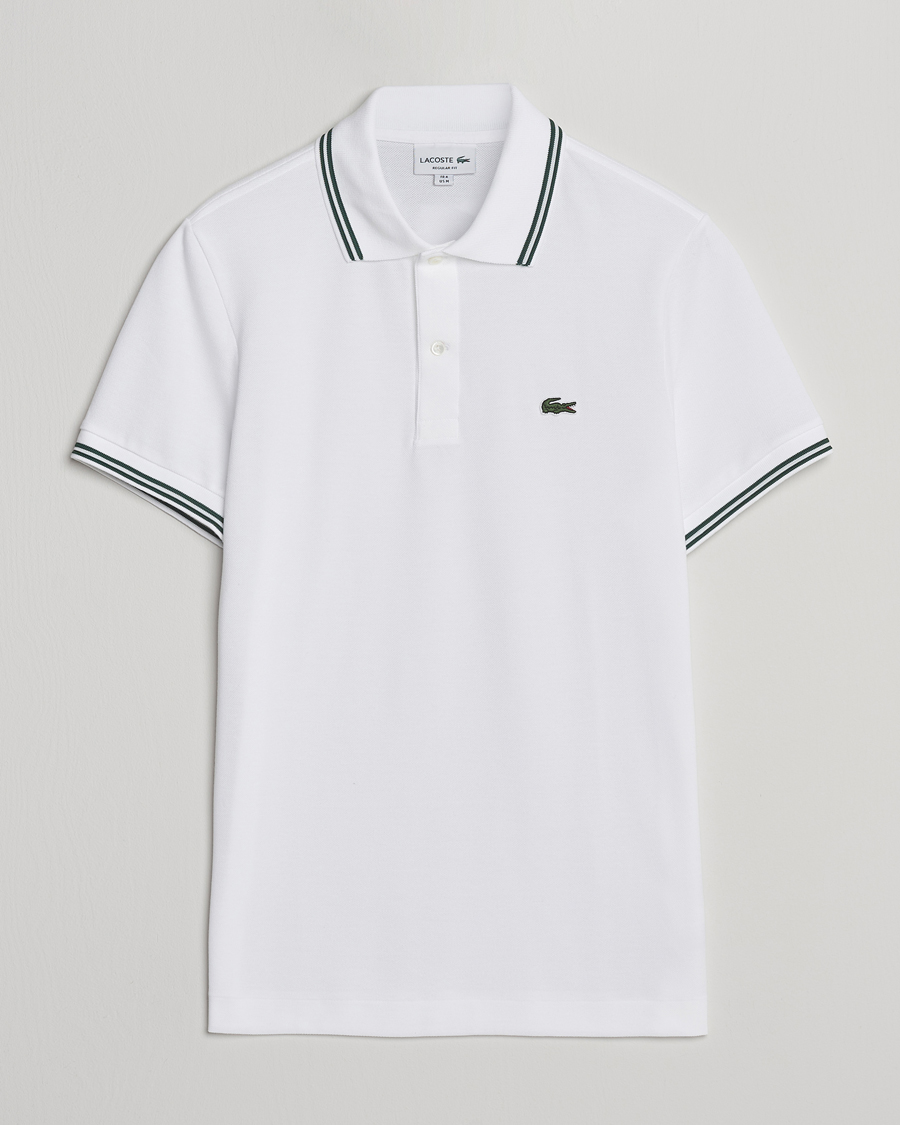 Herre | Polotrøjer | Lacoste | Original Tipped Polo Piké White