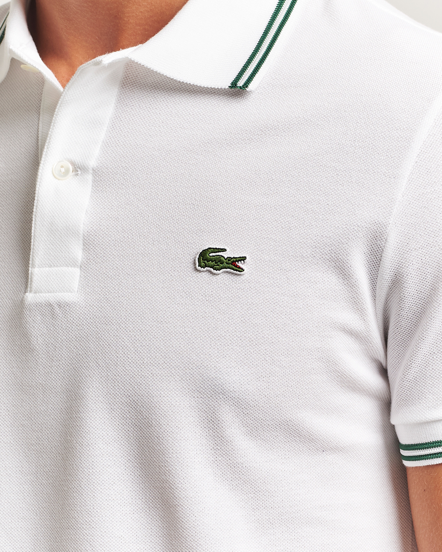 Herre | Polotrøjer | Lacoste | Original Tipped Polo Piké White