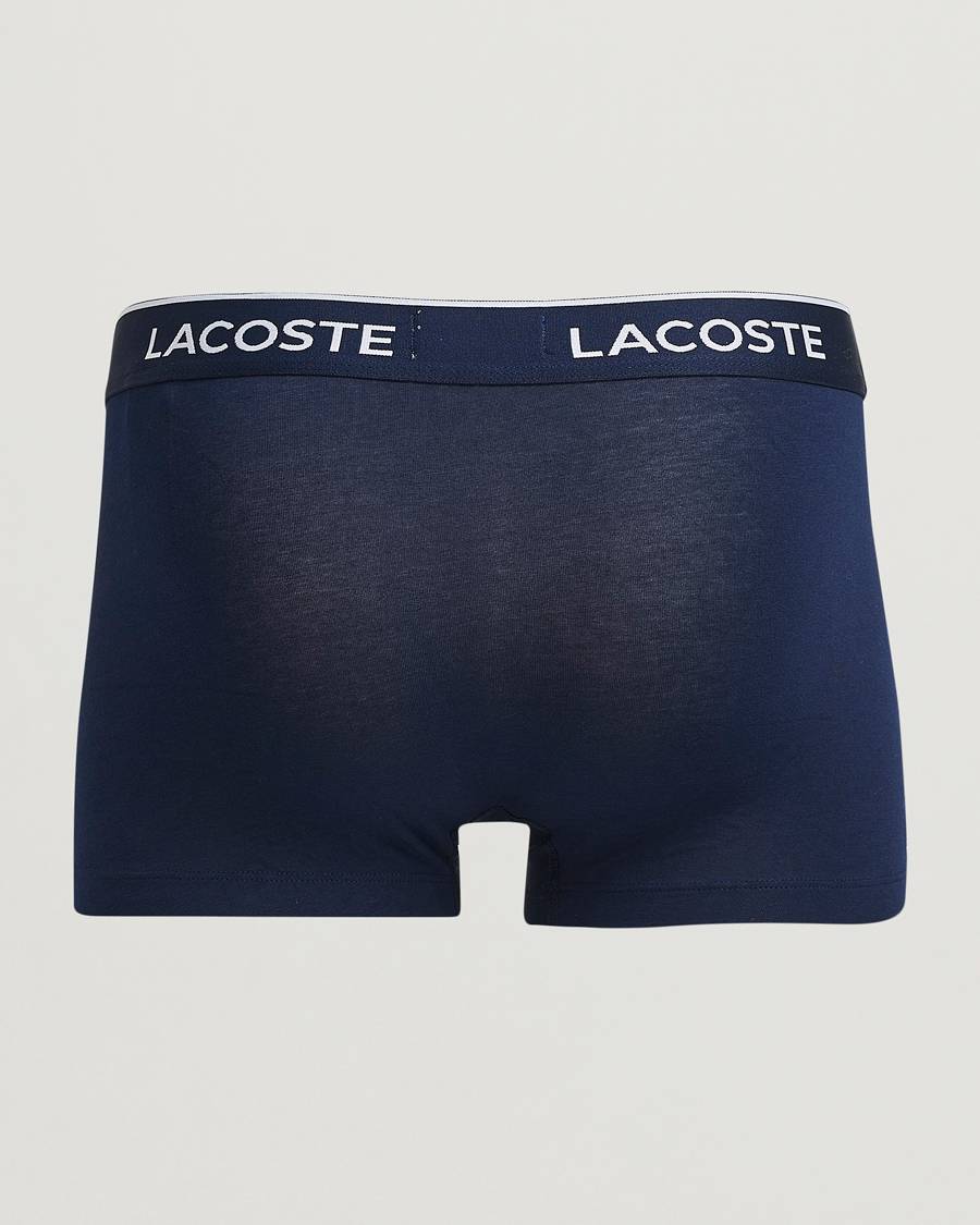Herre | Undertøj | Lacoste | 3-Pack Stretch Cotton Trunks Navy/Blue/Red