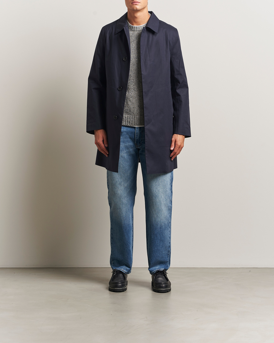 Herre | Jakker | Mackintosh | Dunoon Car Coat Navy
