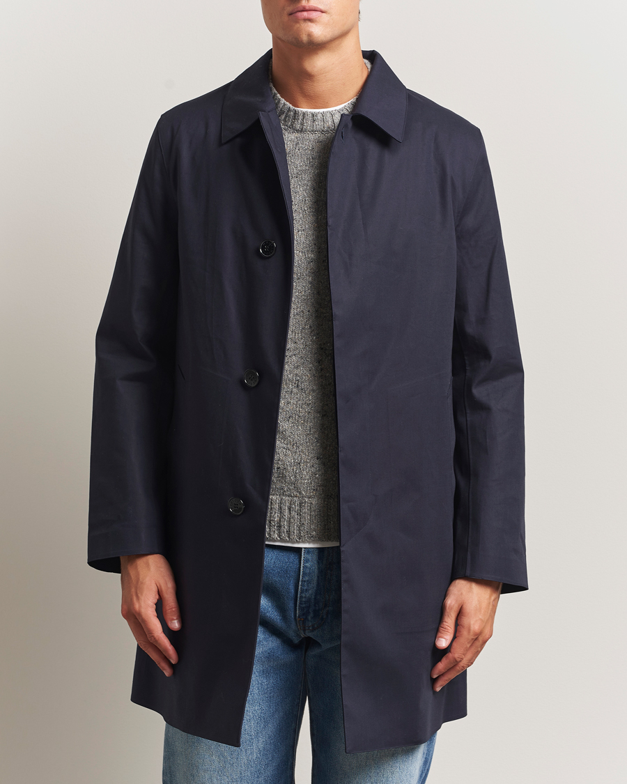 Herre | Jakker | Mackintosh | Dunoon Car Coat Navy