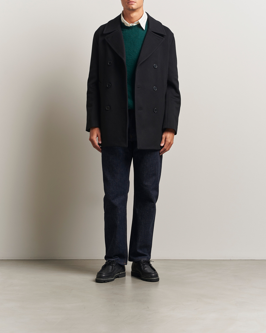 Herre | Jakker | Mackintosh | Dalton Wool/Cashmere Peacoat Black