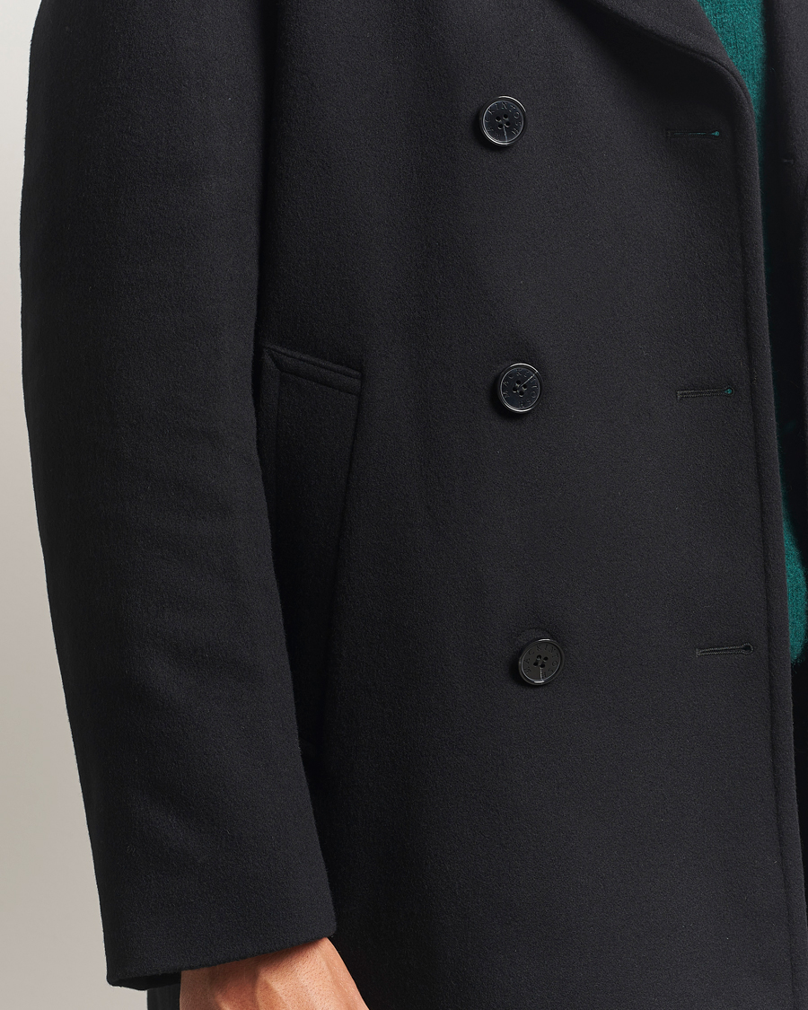 Herre | Jakker | Mackintosh | Dalton Wool/Cashmere Peacoat Black