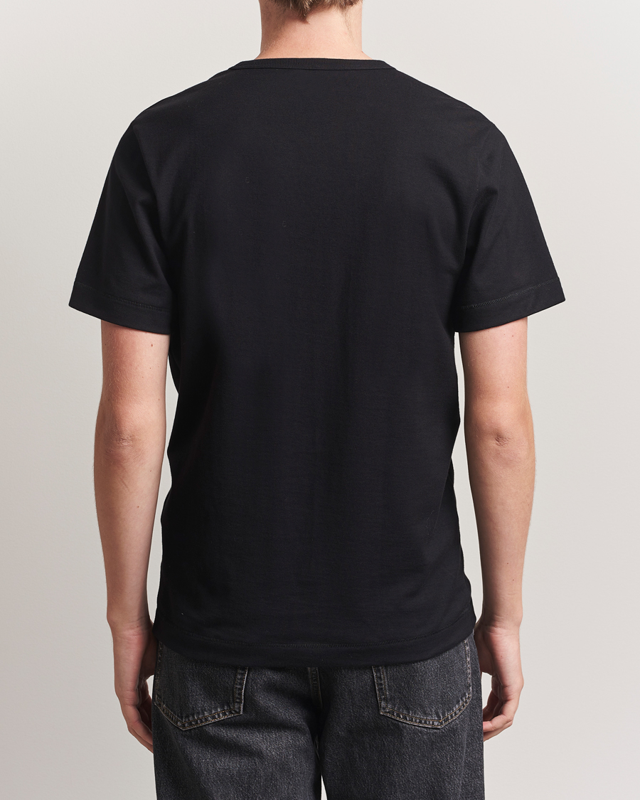 Herre | T-Shirts | Merz b. Schwanen | Classic Fit Sturdy T-Shirt Black