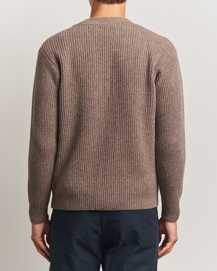 Herre | Trøjer | Merz b. Schwanen | Merino/Cashmere Knitted Cardigan Grain