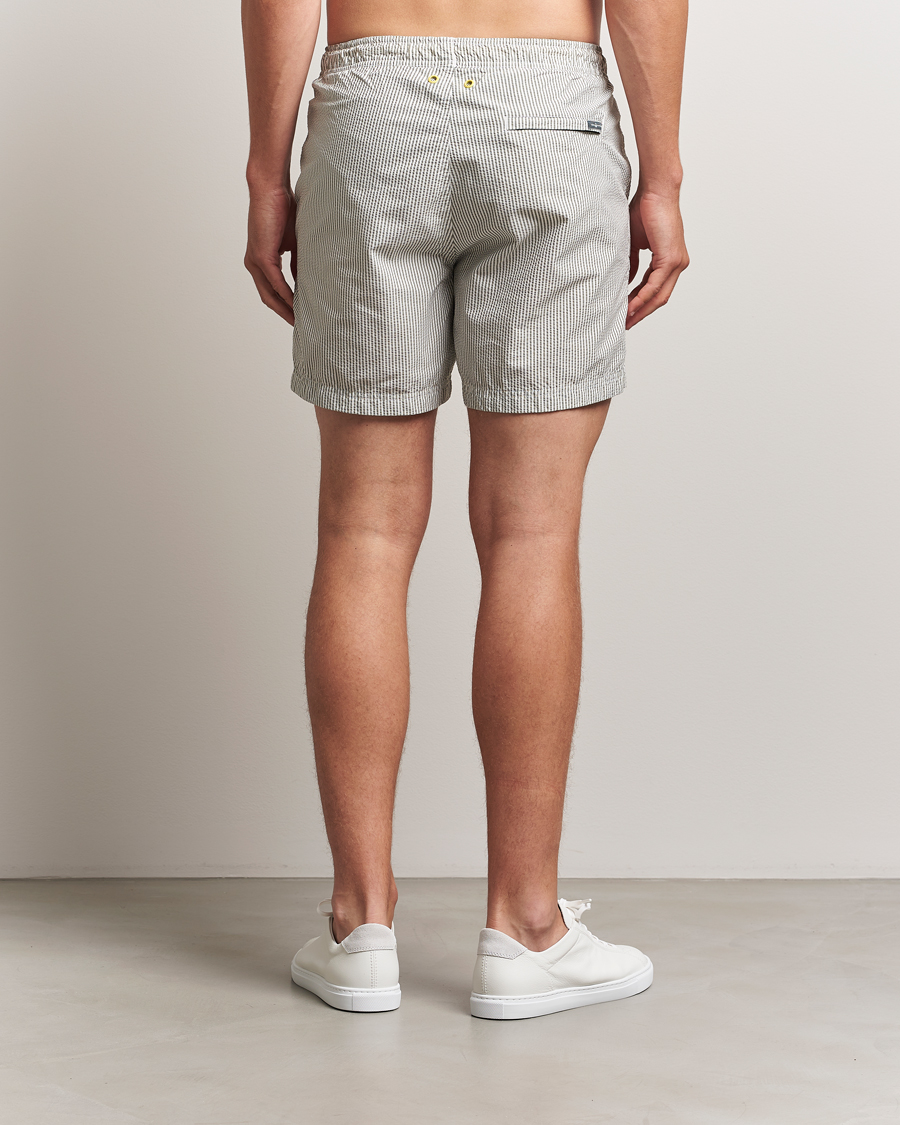 Herre | Badebukser | Sail Racing | Tornado Striped Swimshorts Green/White