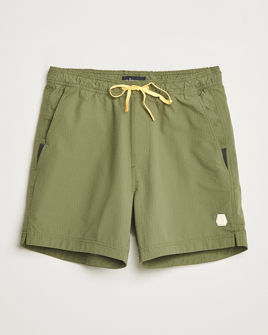 Herre | Badebukser | Sail Racing | Tornado Striped Swimshorts Modern Green