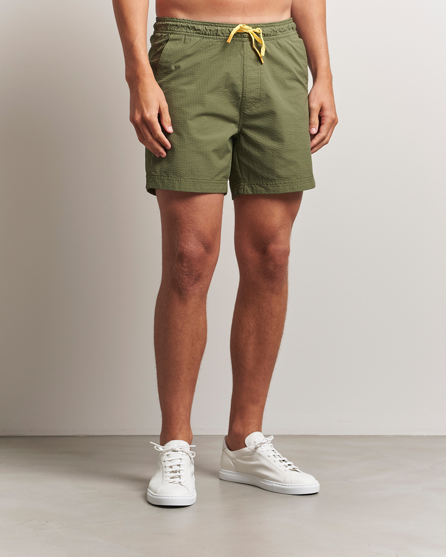 Herre | Badebukser | Sail Racing | Tornado Striped Swimshorts Modern Green