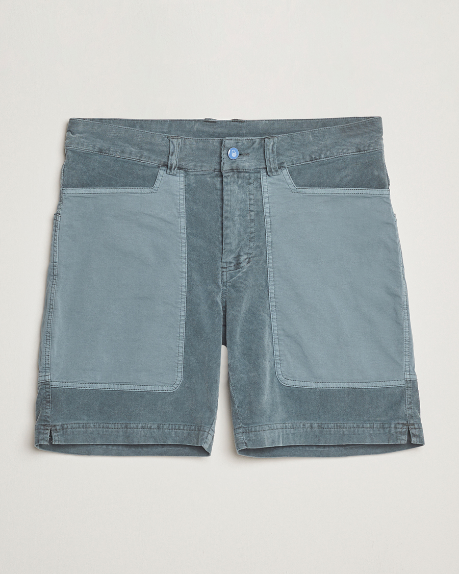 Herre | Shorts | Sail Racing | Blocked Corduroy Shorts Sea Blue