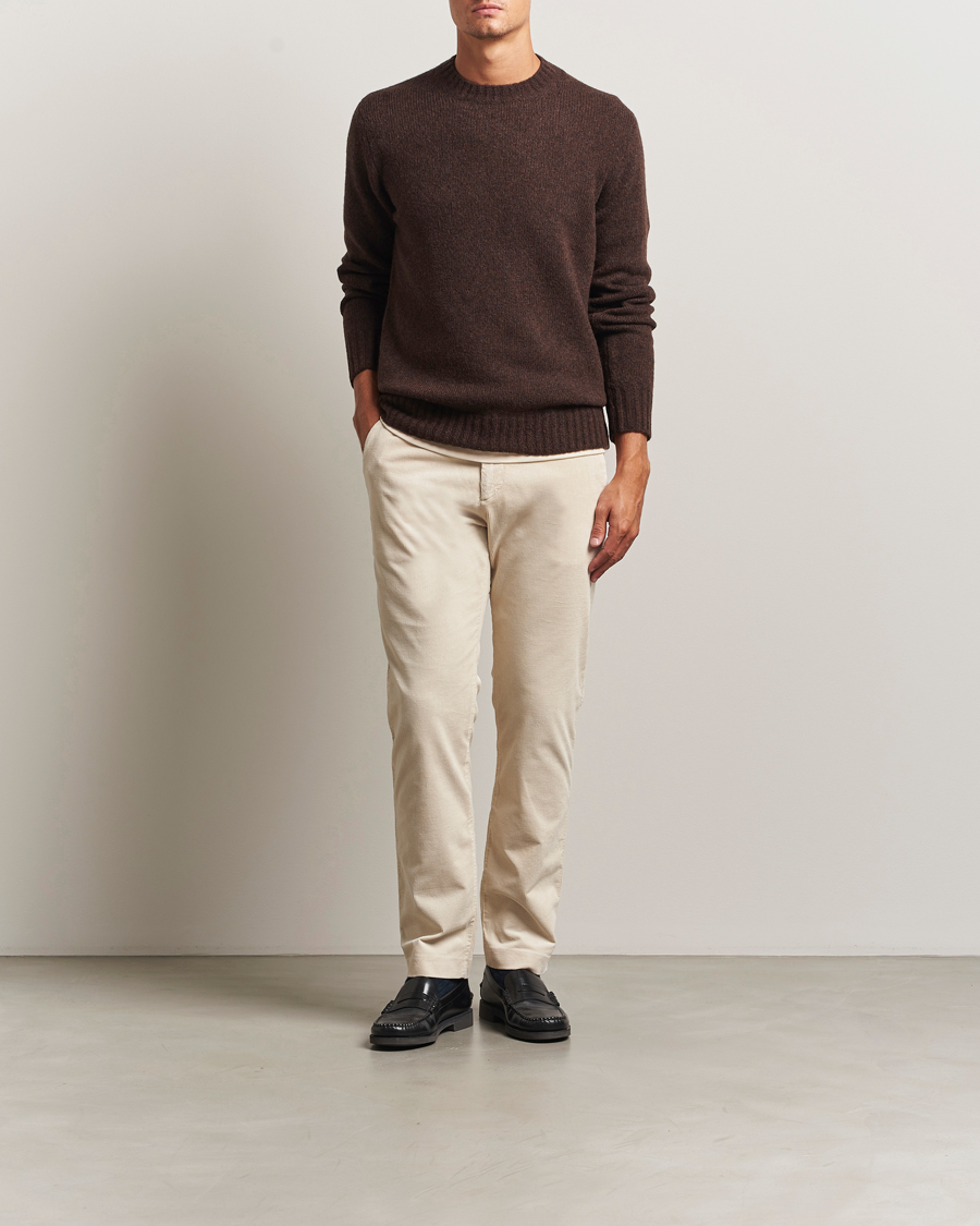 Herre | Bukser | NN07 | Theo Regular Fit Corduroy Chinos Ivory