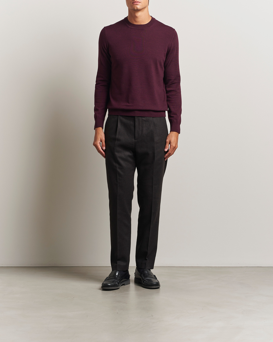 Herre | Bukser | NN07 | Bill Wool Pleated Trousers Brown