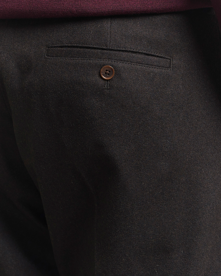 Herre | Bukser | NN07 | Bill Wool Pleated Trousers Brown