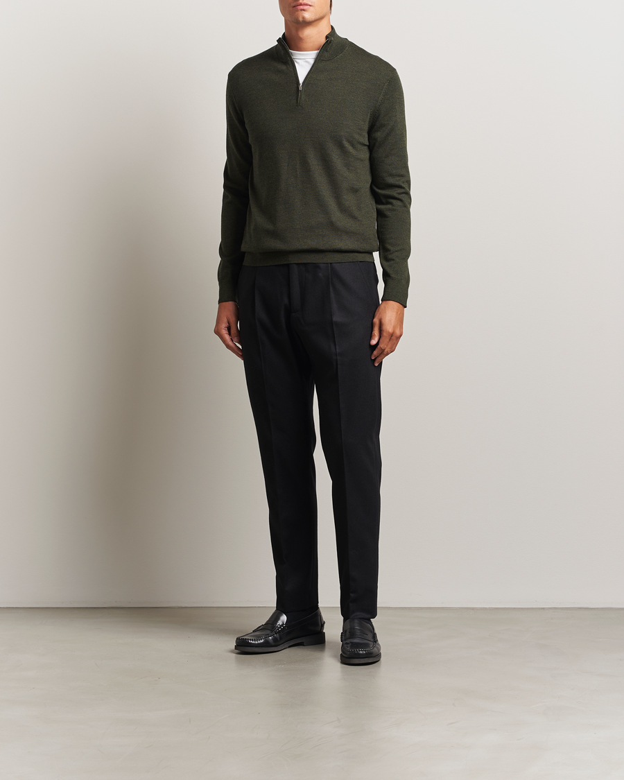Herre | Bukser | NN07 | Bill Wool Pleated Trousers Black