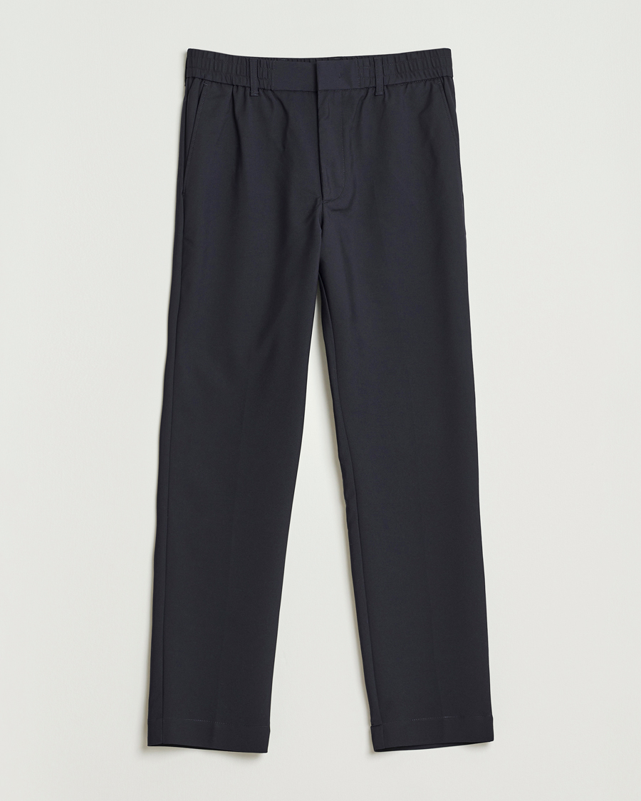 Herre | Bukser | NN07 | Billie Drawstring Trousers Navy Blue