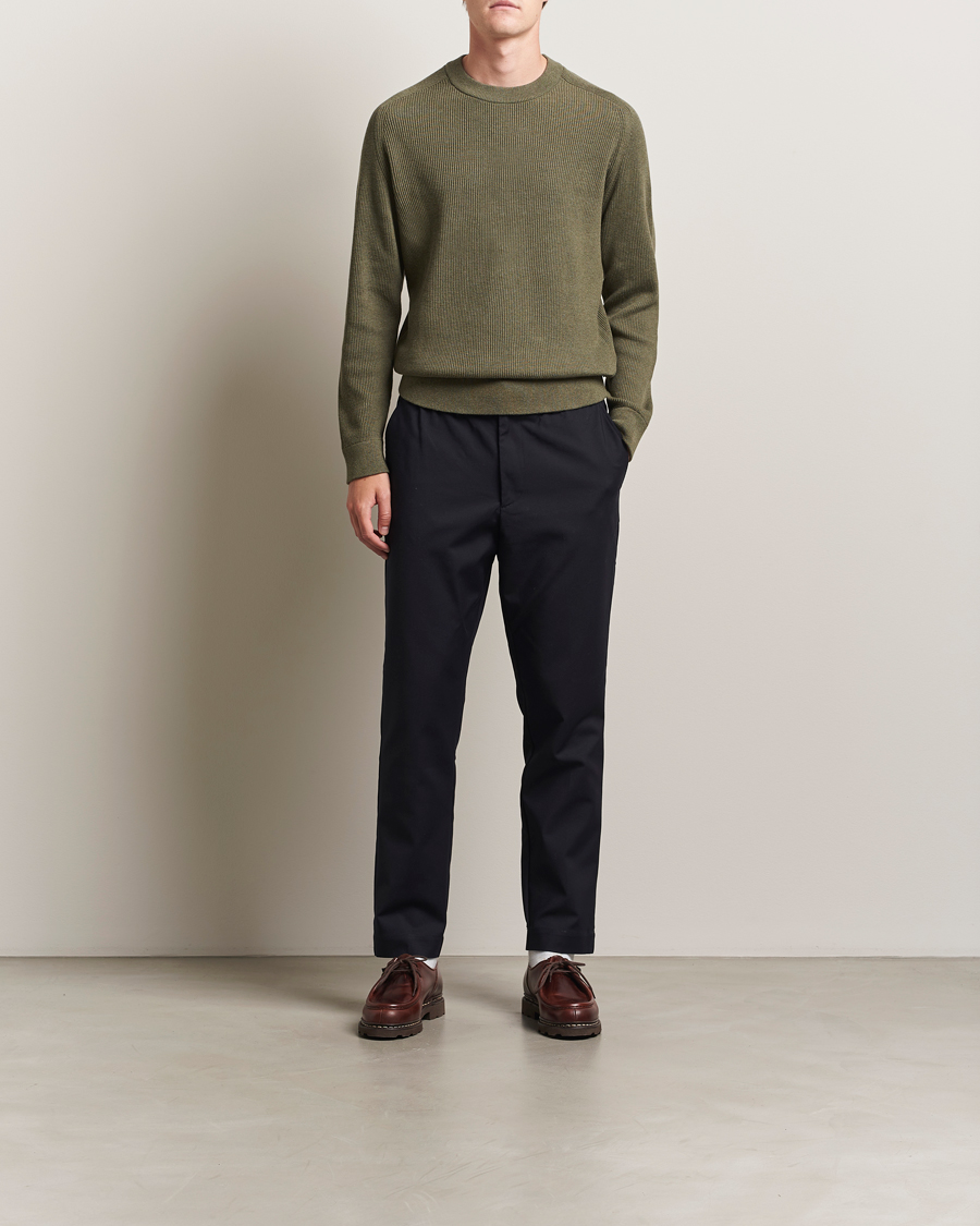 Herre | Bukser | NN07 | Billie Drawstring Trousers Navy Blue