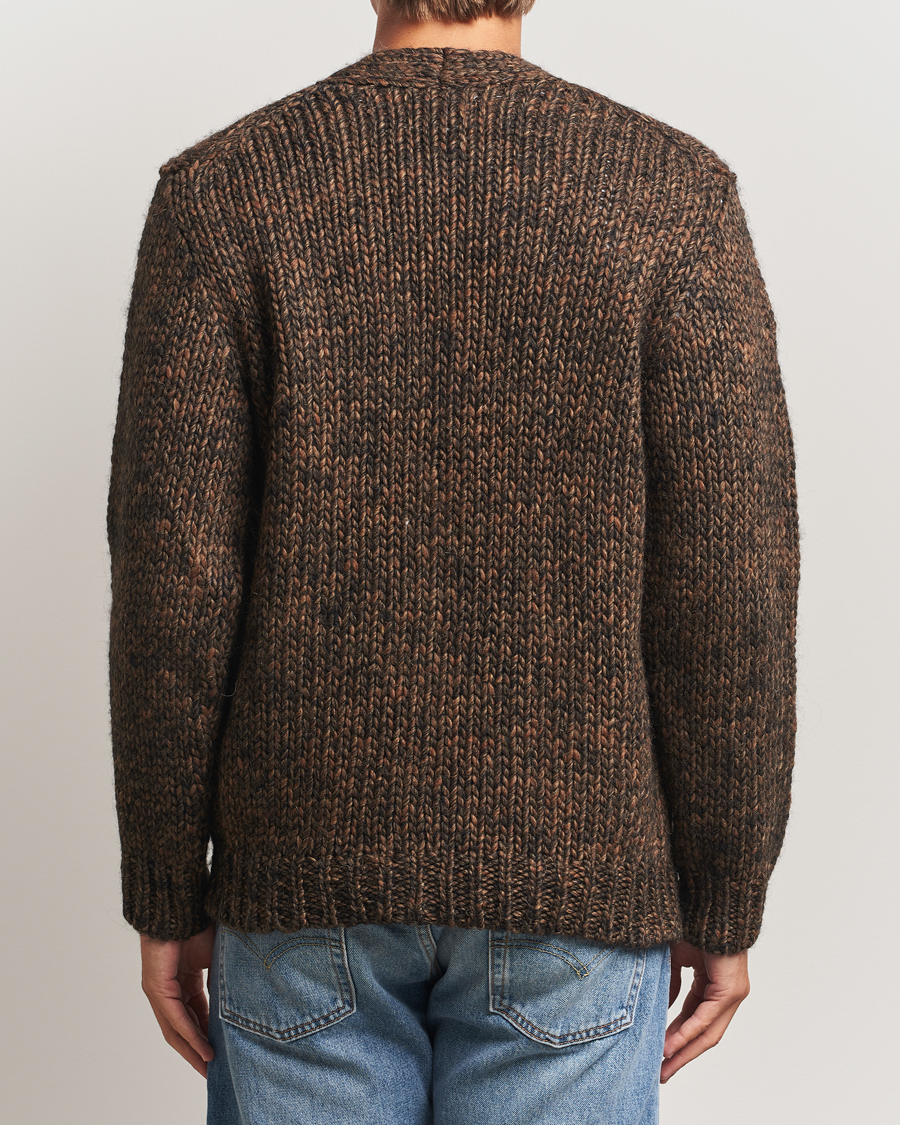 Herre | Trøjer | NN07 | Osky Heavy Knitted Cardigan Demitasse Brown