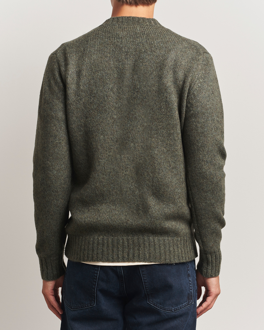 Herre | Trøjer | NN07 | Lee Wool Knitted Sweater Capers Green