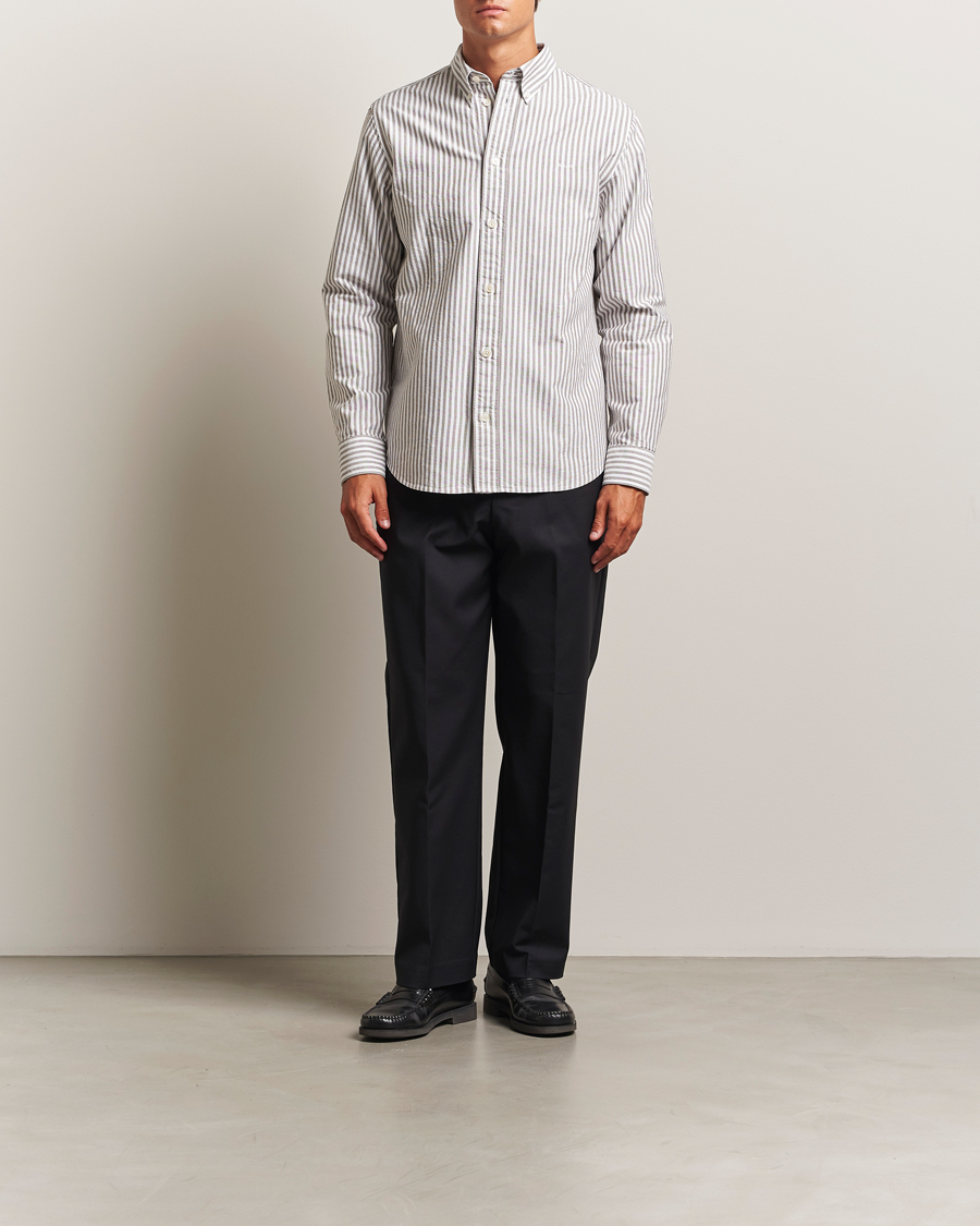 Herre | Skjorter | NN07 | Colby Oxford Shirt Brown/White