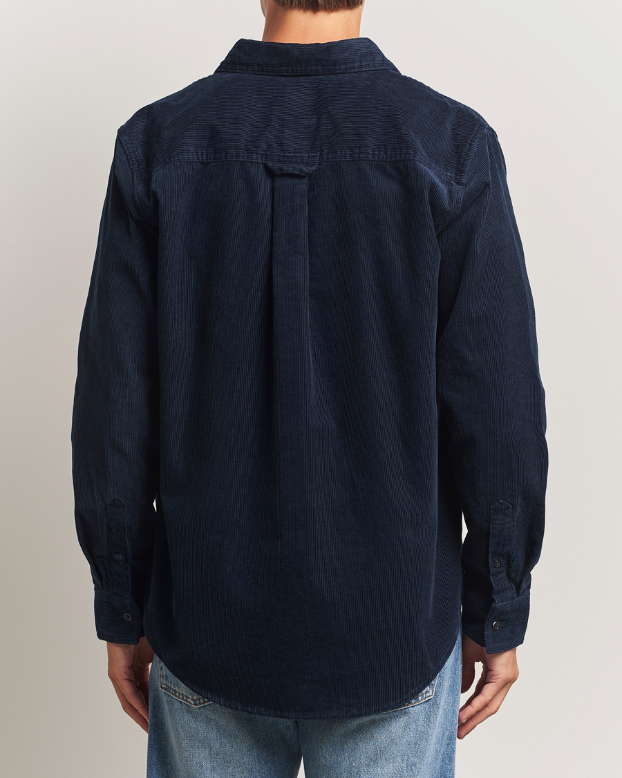 Herre | Skjorter | NN07 | Colby Corduroy Overshirt Navy Blue