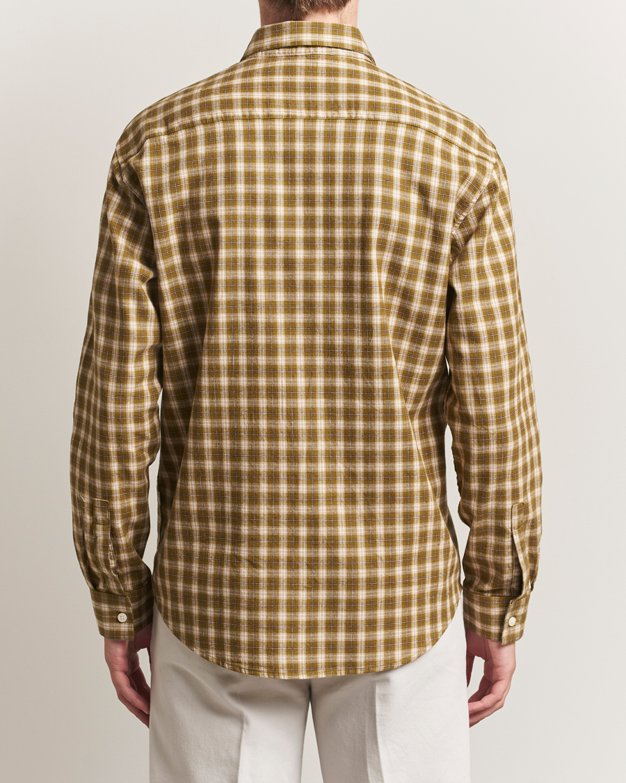 Herre | Skjorter | NN07 | Deon Flannel Checked Shirt Green