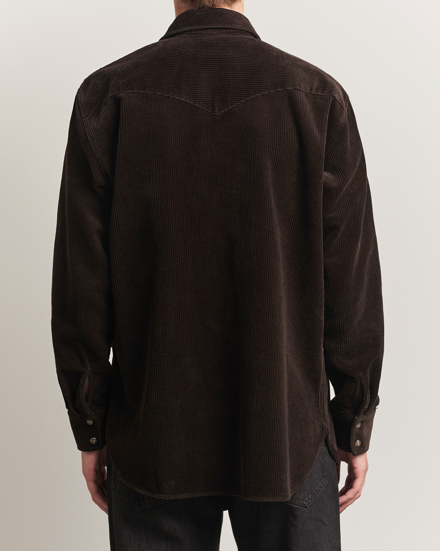 Herre | Skjorter | NN07 | Ricky Corduroy Overshirt Demitasse Brown