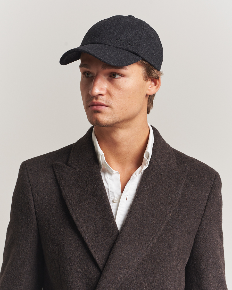 Herre | Hatte & kasketter | NN07 | Boiled Wool Cap Antrachite