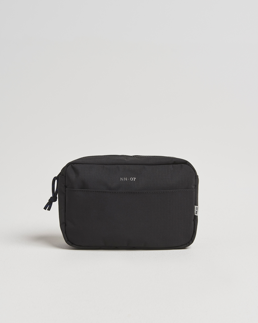 Herre | Tasker | NN07 | Nylon Ripstop Washbag Black