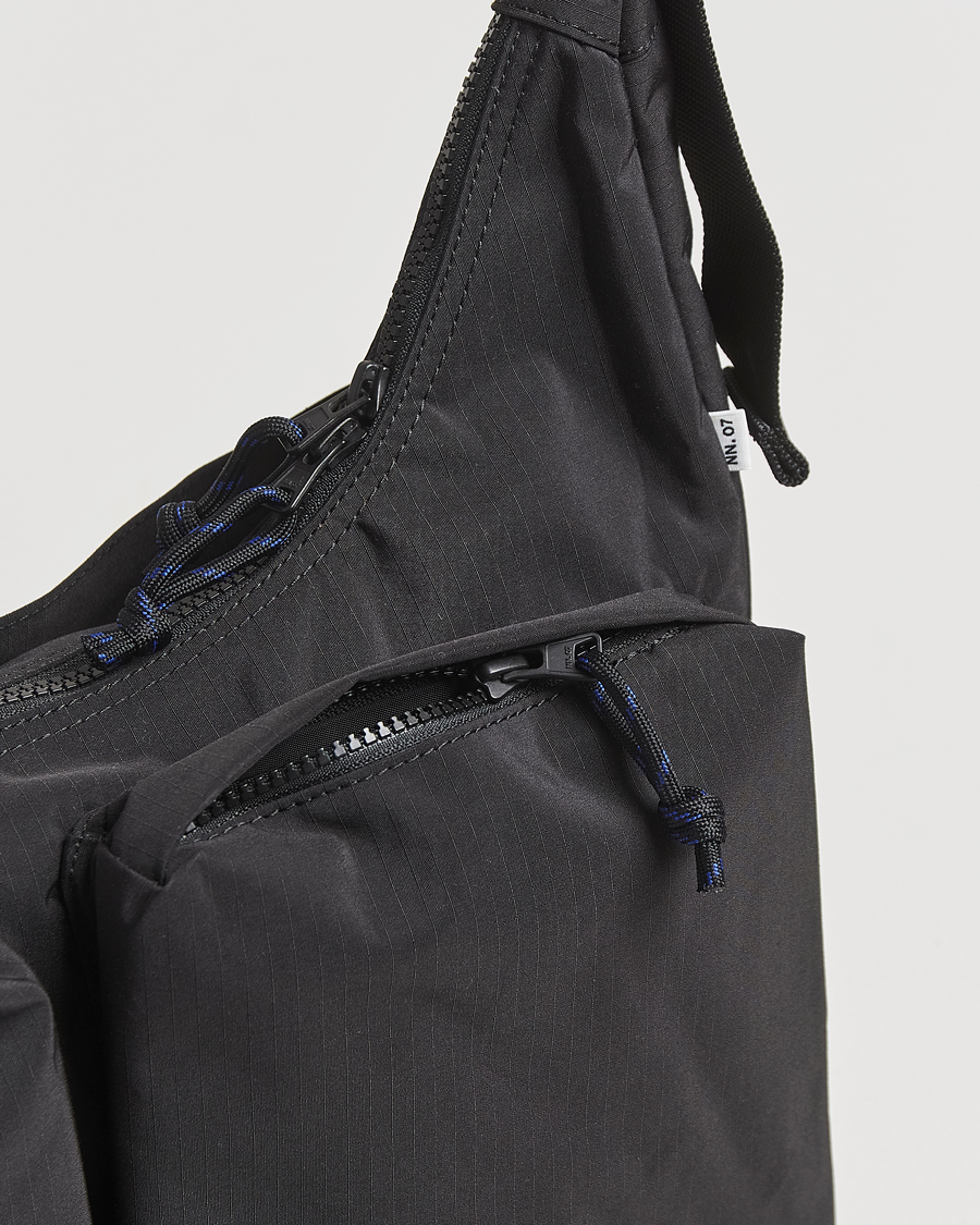 Herre | Tasker | NN07 | Nylon Ripstop Messenger Bag Black