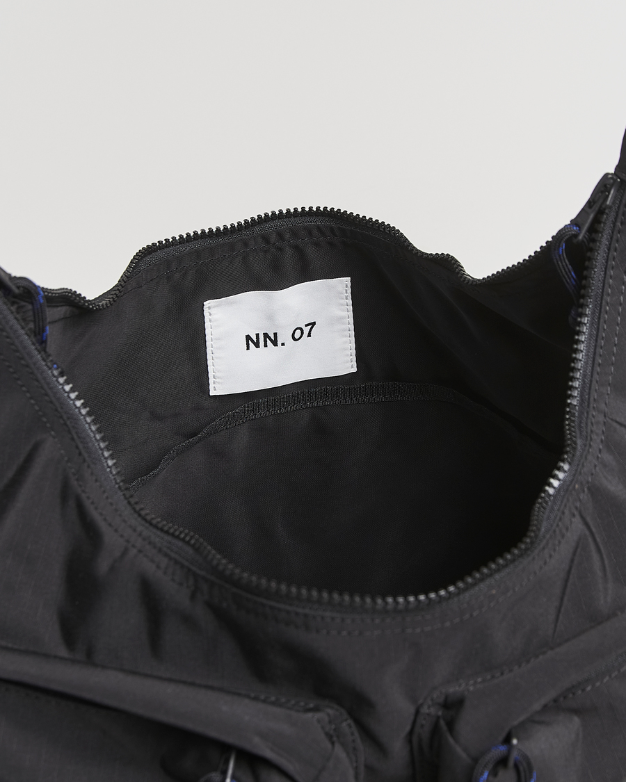 Herre | Tasker | NN07 | Nylon Ripstop Messenger Bag Black