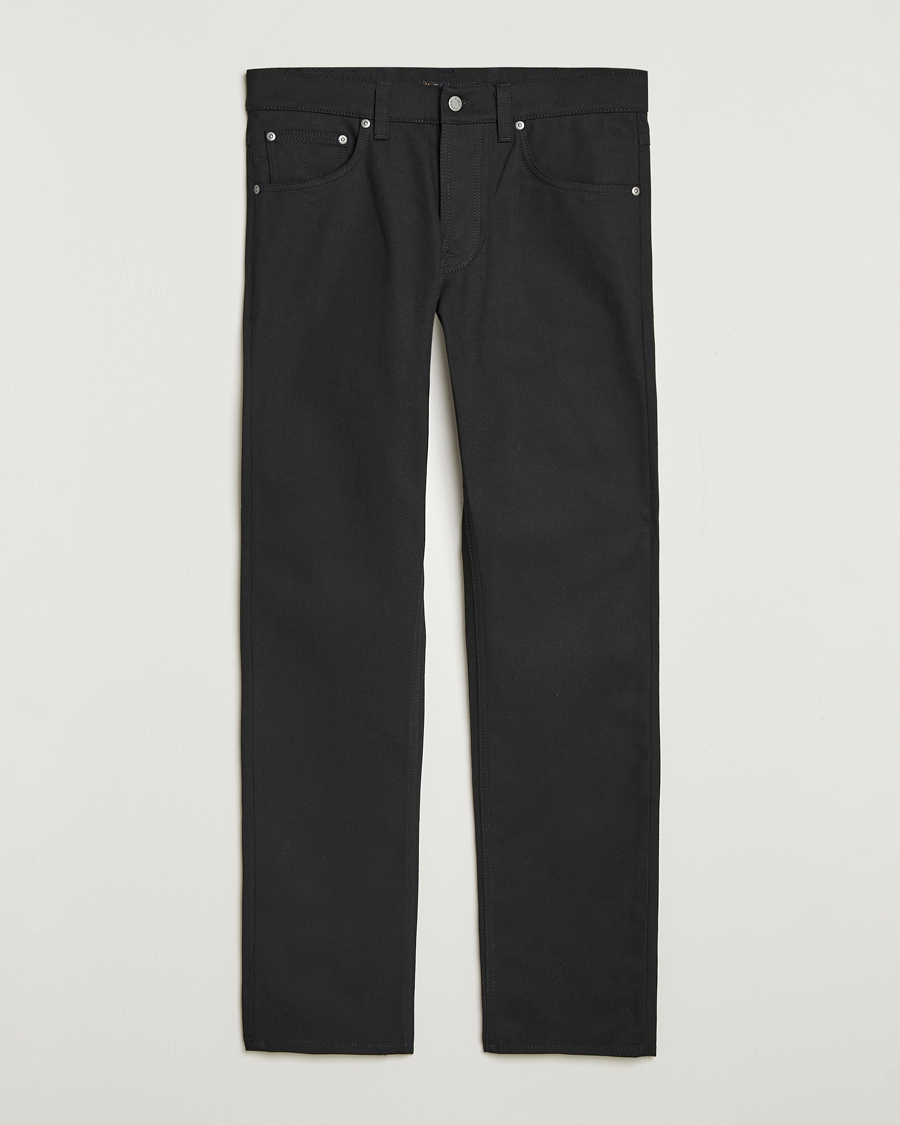 Herre | Jeans | Nudie Jeans | Solid Ollie Jeans Dry Pure Black