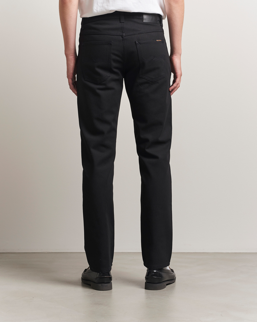 Herre | Jeans | Nudie Jeans | Solid Ollie Jeans Dry Pure Black