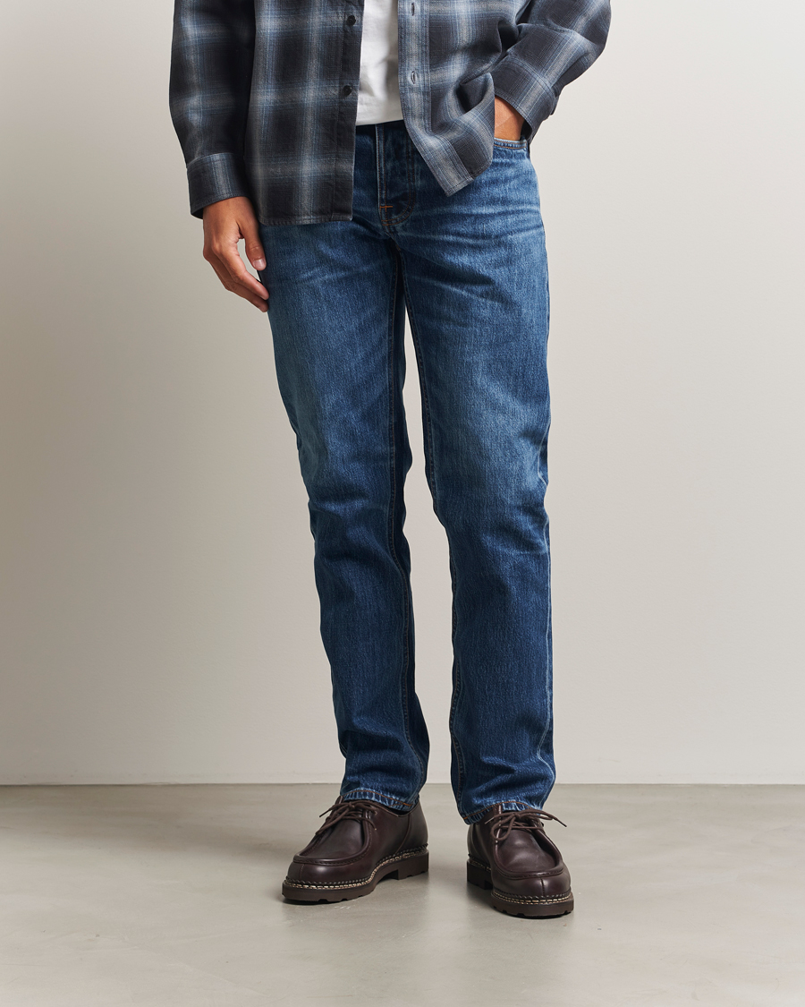 Herre | Jeans | Nudie Jeans | Solid Ollie Jeans Life Tracks