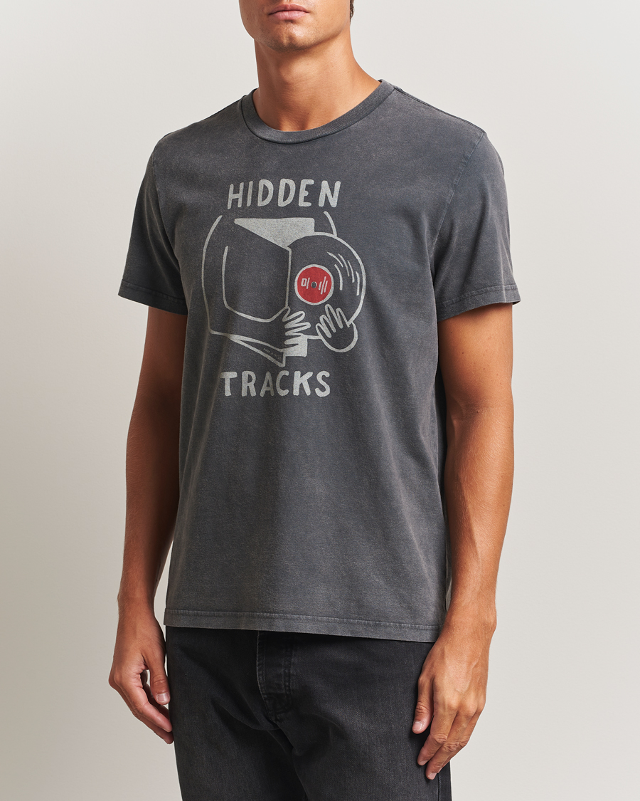 Herre | T-Shirts | Nudie Jeans | Roy Hidden Track T-Shirt Antracite
