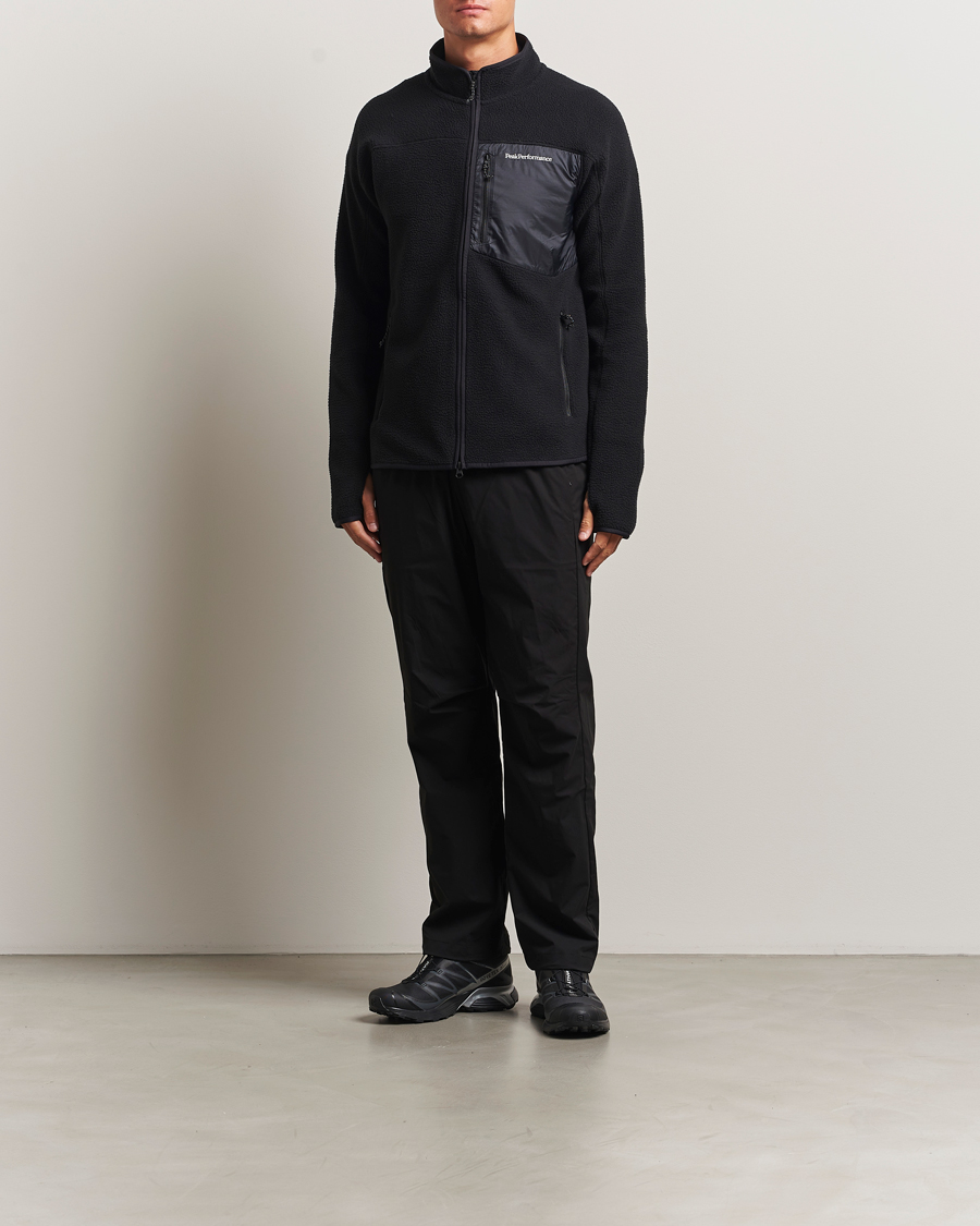 Herre | Trøjer | Peak Performance | Pile Full Zip Black