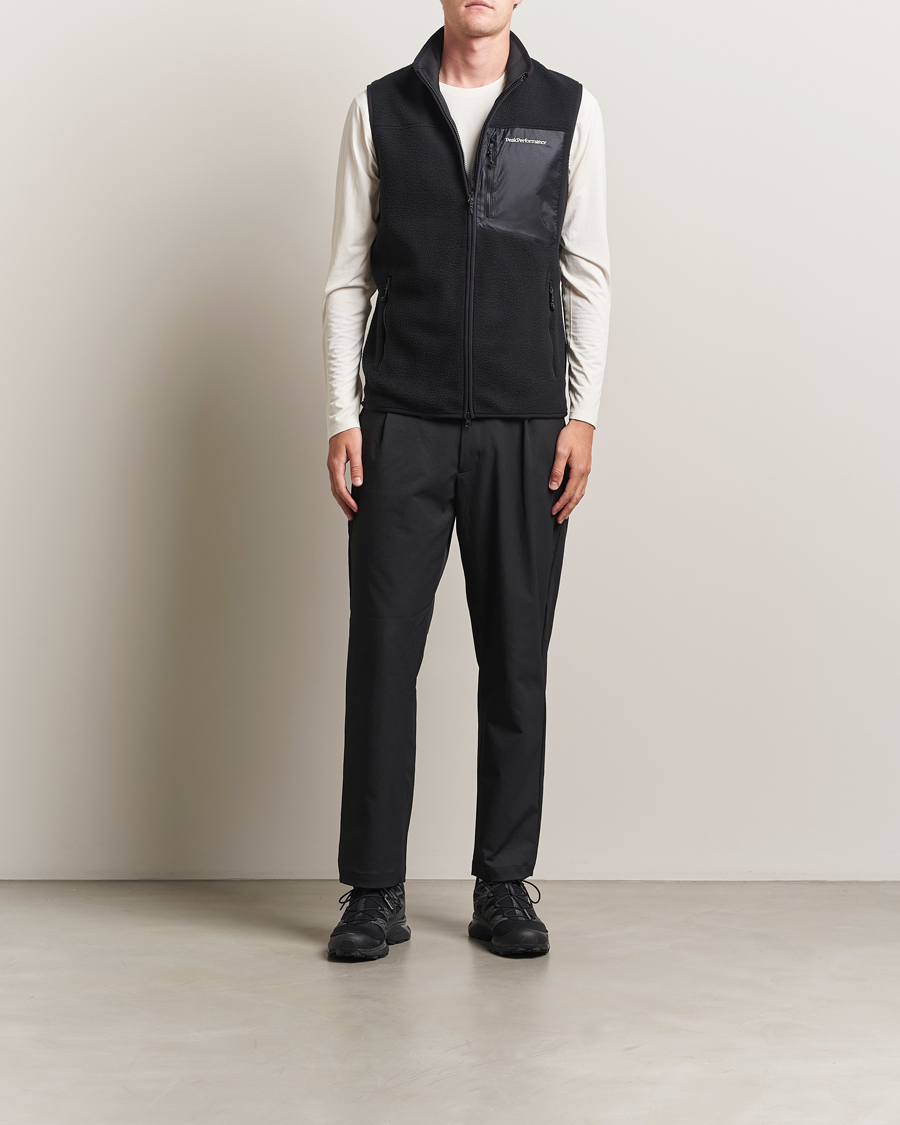 Herre | Trøjer | Peak Performance | Pile Vest Black
