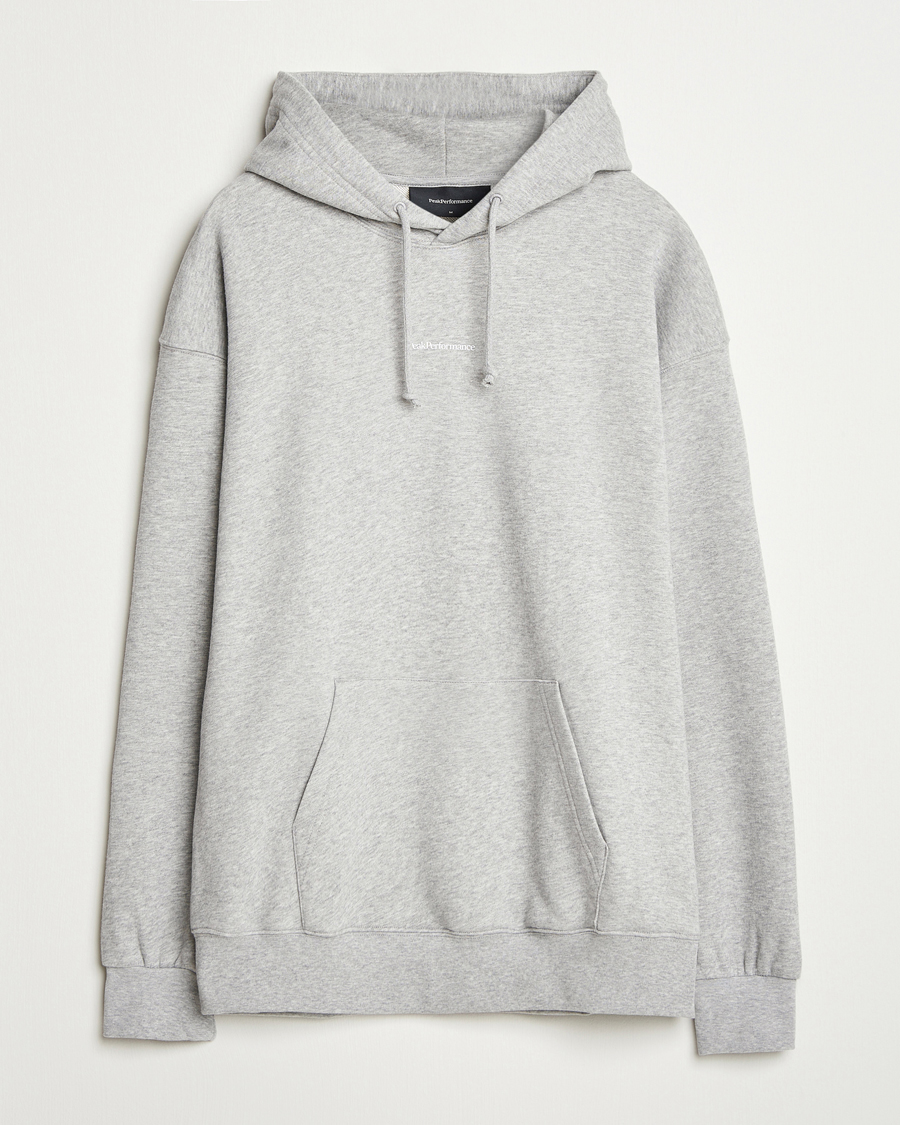 Herre | Trøjer | Peak Performance | Original Terry Hoodie Grey Melange