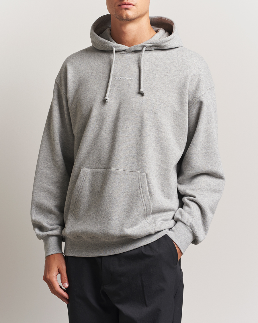 Herre | Trøjer | Peak Performance | Original Terry Hoodie Grey Melange