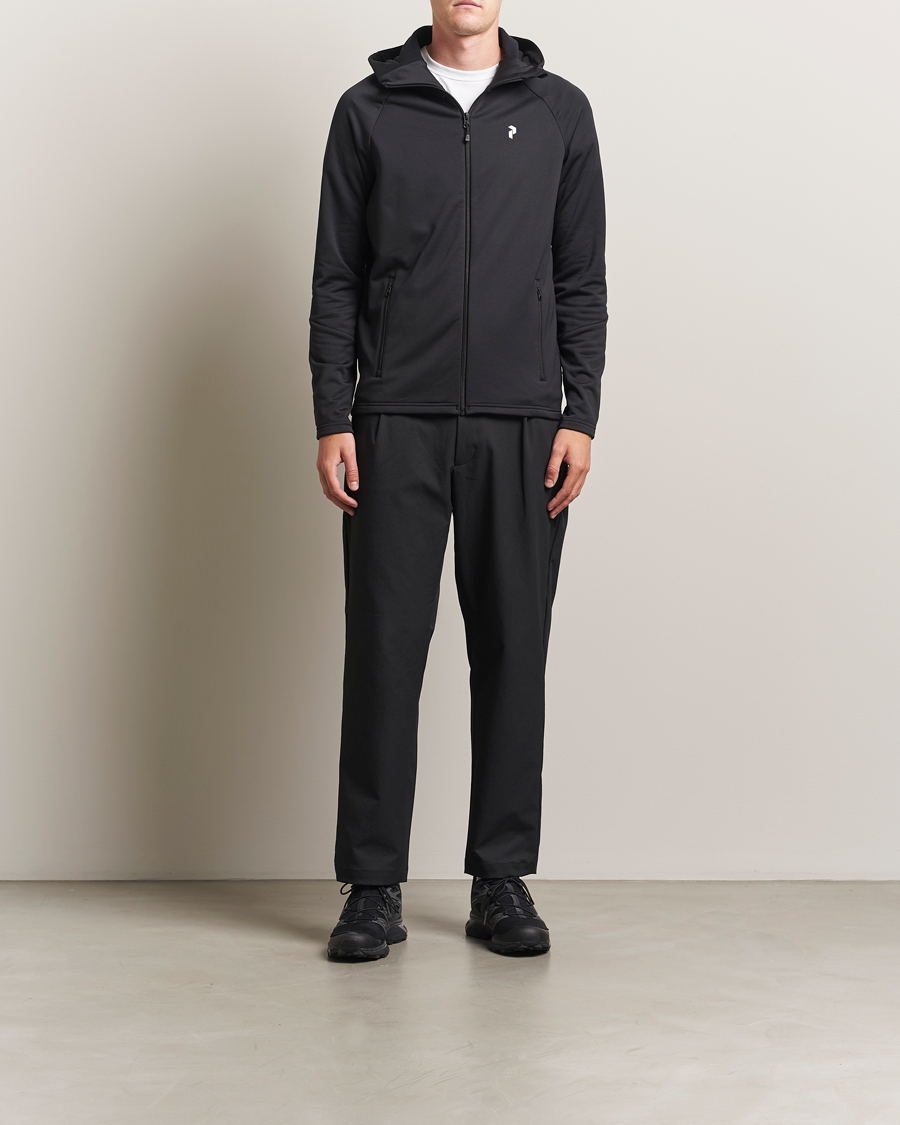 Herre | Trøjer | Peak Performance | Rider Hooded Full Zip Black